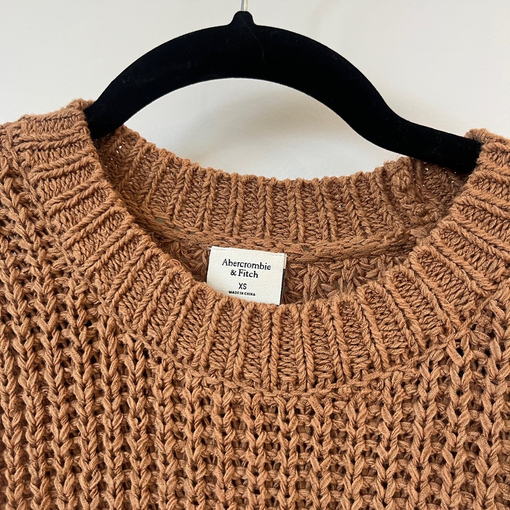 Abercrombie & Fitch Brown Knit Top